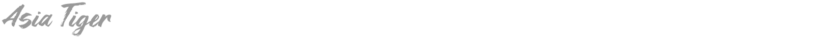Asia Tiger font preview